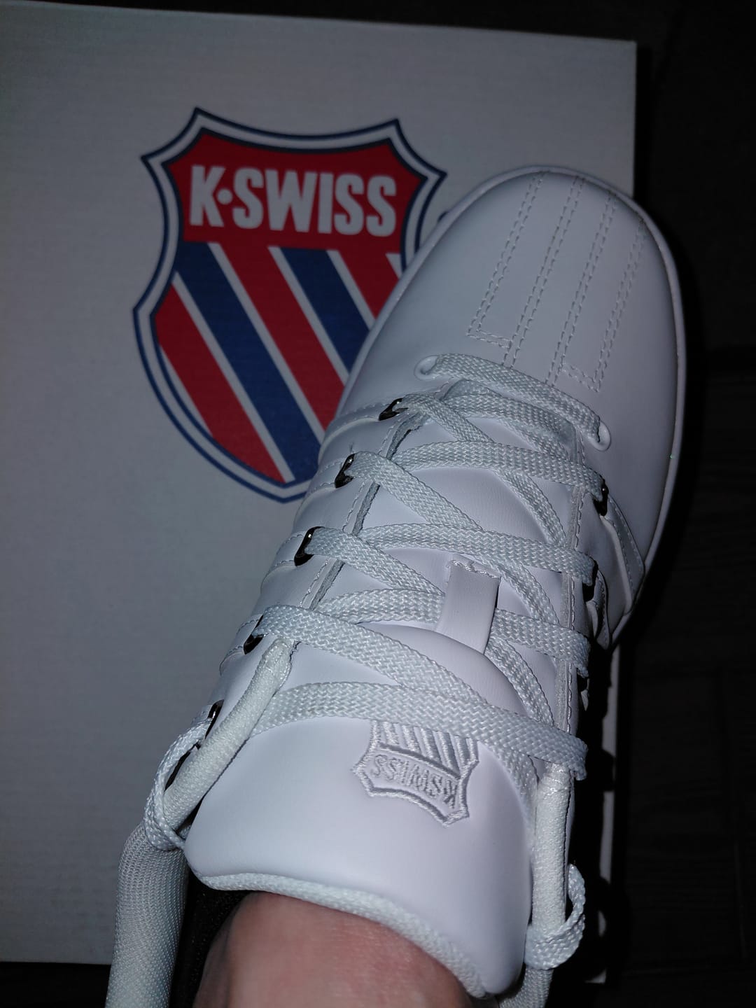 Customer photo review of 93629-155-M | COURT PRO II CMF SP | WHITE/SILVER