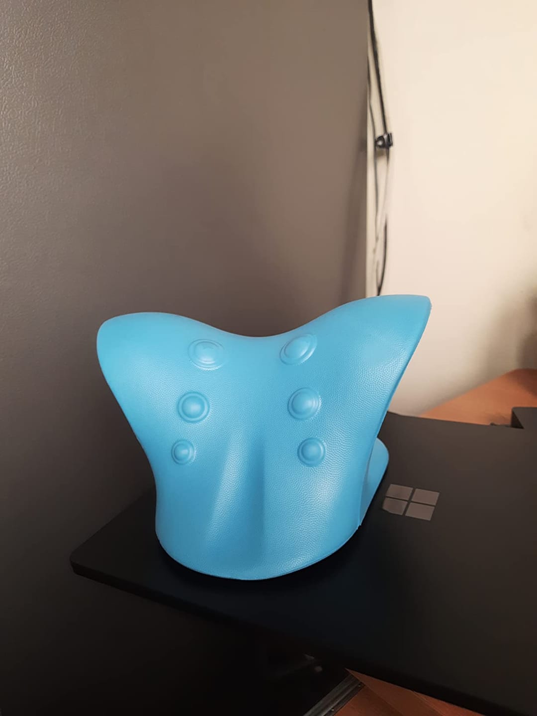 Customer photo review of NeckEase™ Cervical Neck Relaxer — Ergonomic Pain Relief Pillow