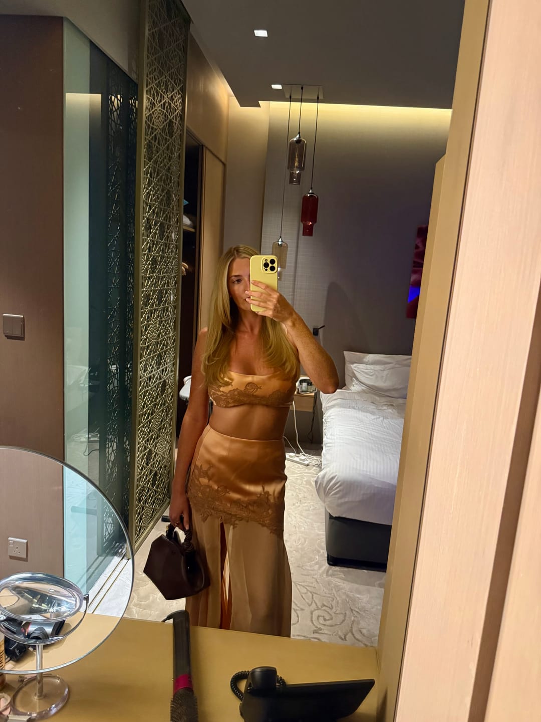Customer photo review of ROCOCO LACE MAXI SKIRT