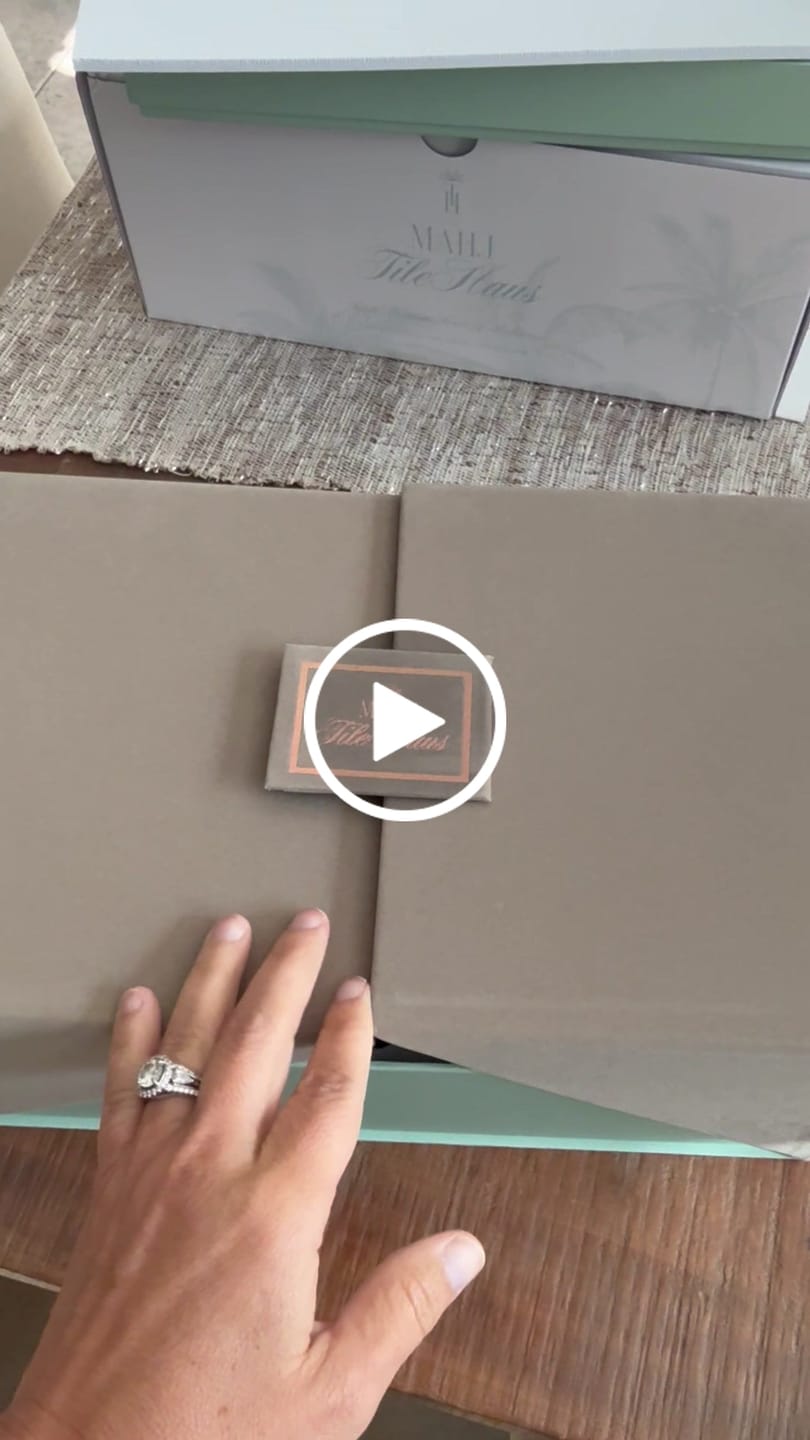 Customer video review of White Lotus Tiles