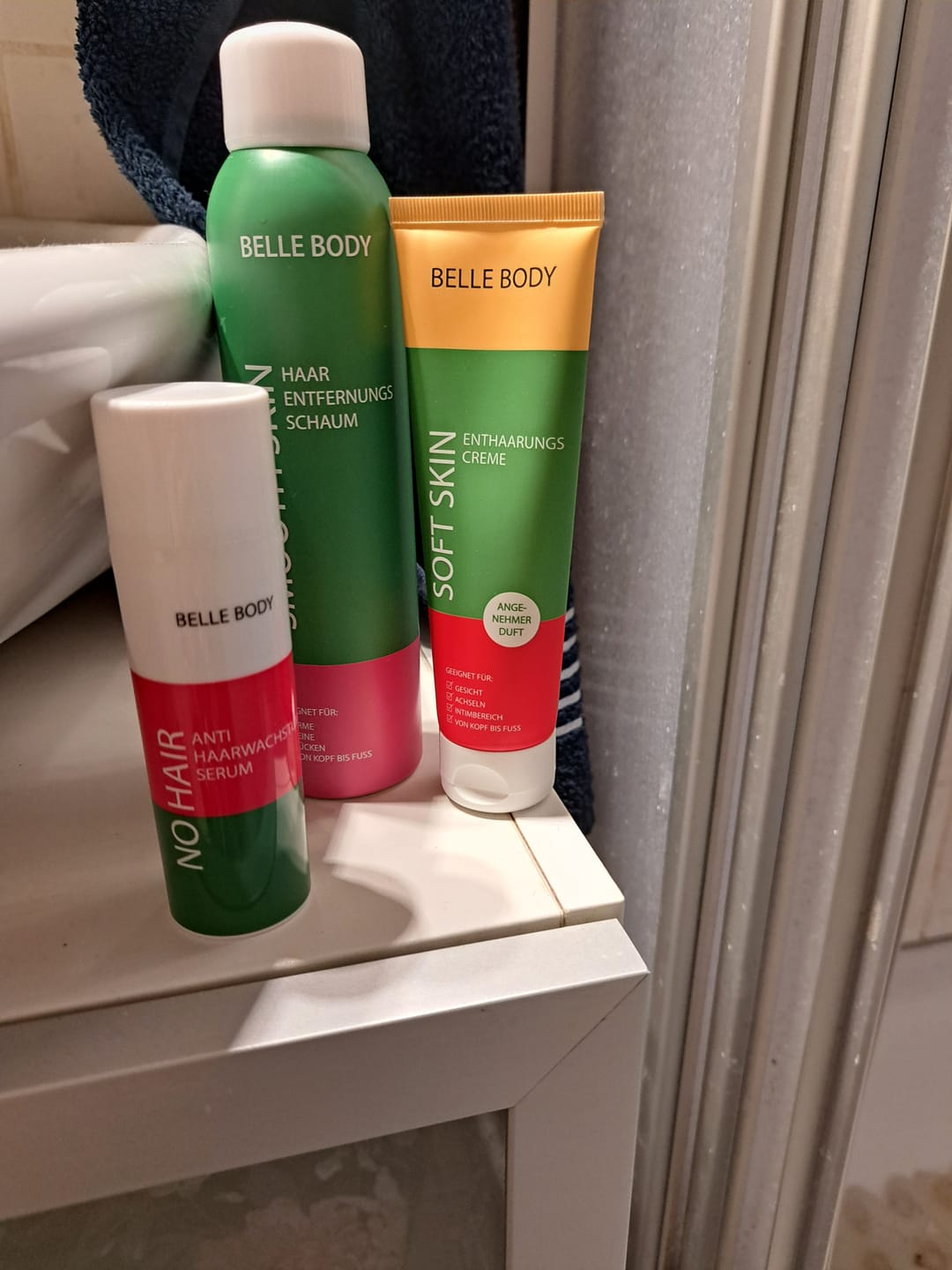 Customer photo review of Haarentfernung Komplett Set