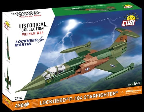 Customer photo review of COBI LOCKHEED F-104 Starfighter Jet Fighter: Set #2426