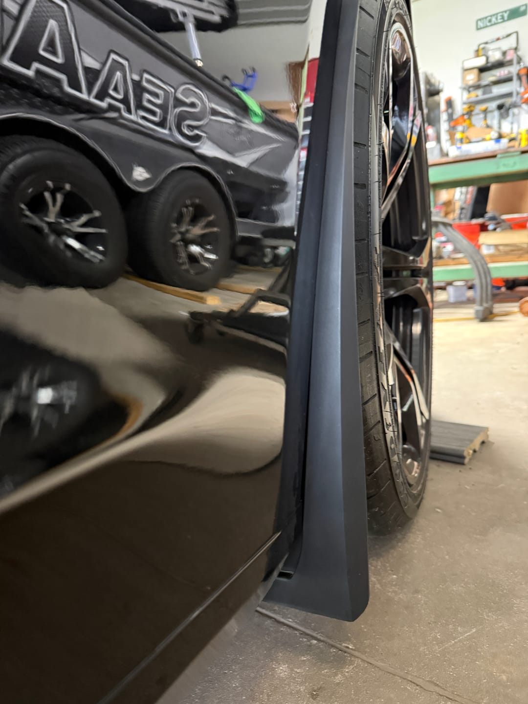 Customer photo review of 2016-24 Camaro Extended Front & Rear Splash Guards