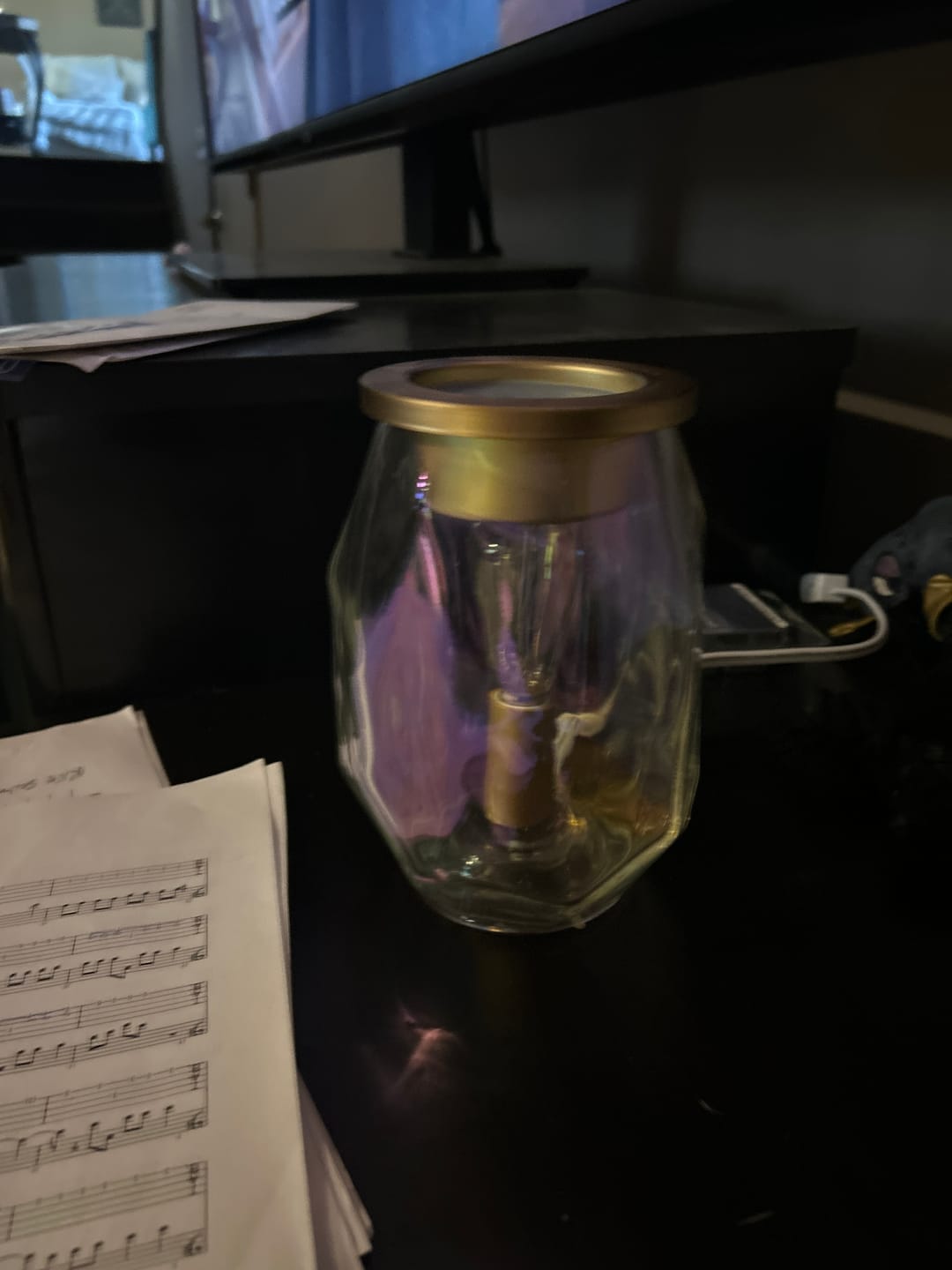 Customer photo review of Edison Rainbow Jar Electric Wax Warmer with Bulb