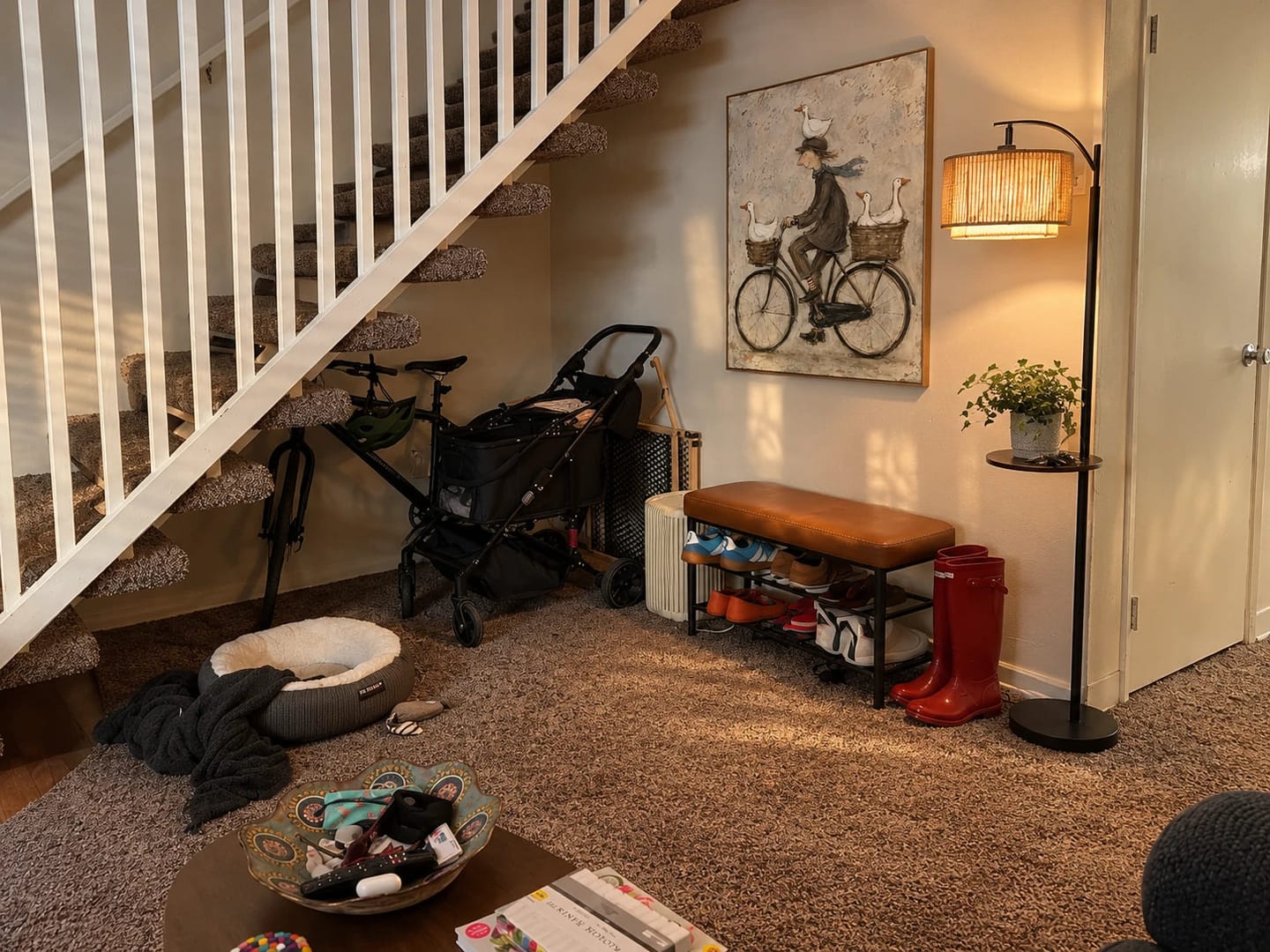 Customer photo review of Modern Folk Art｜Whimsical Goose Ride