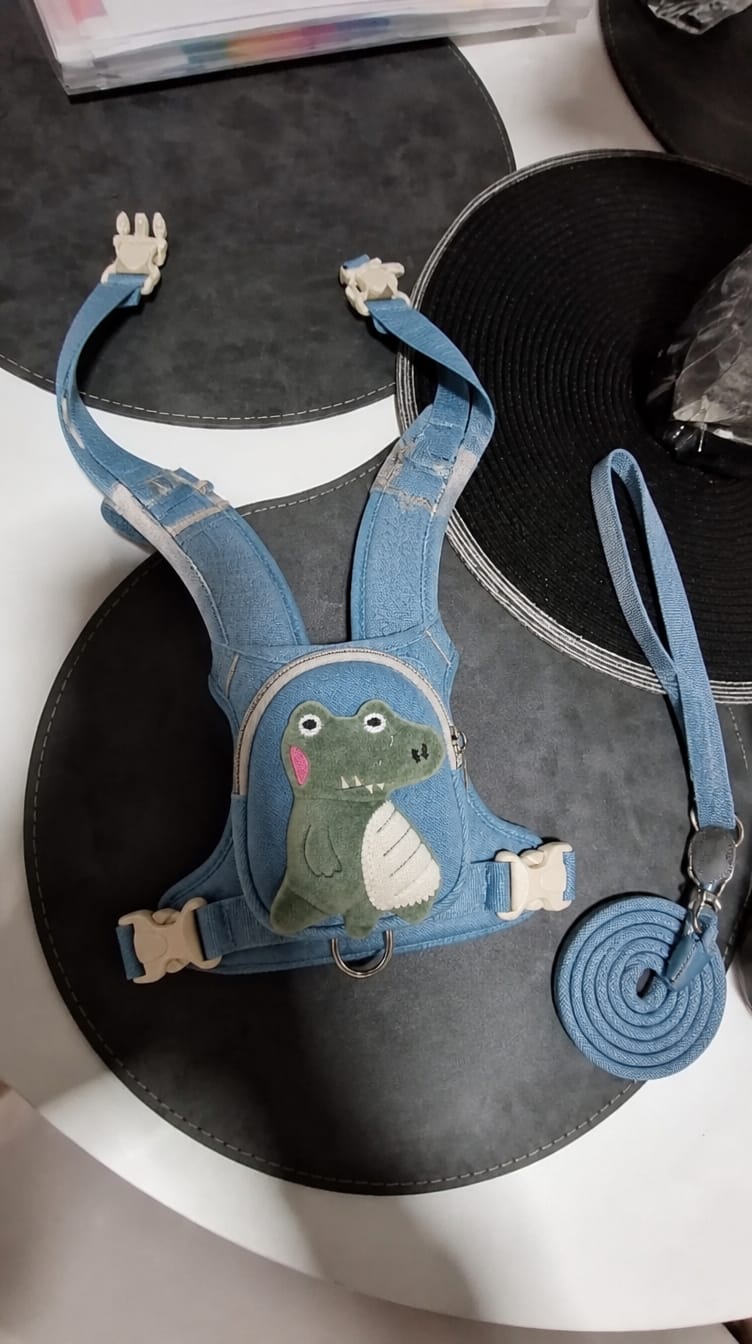 Customer photo review of WUFFLE™ Pet Backpack Harness V2