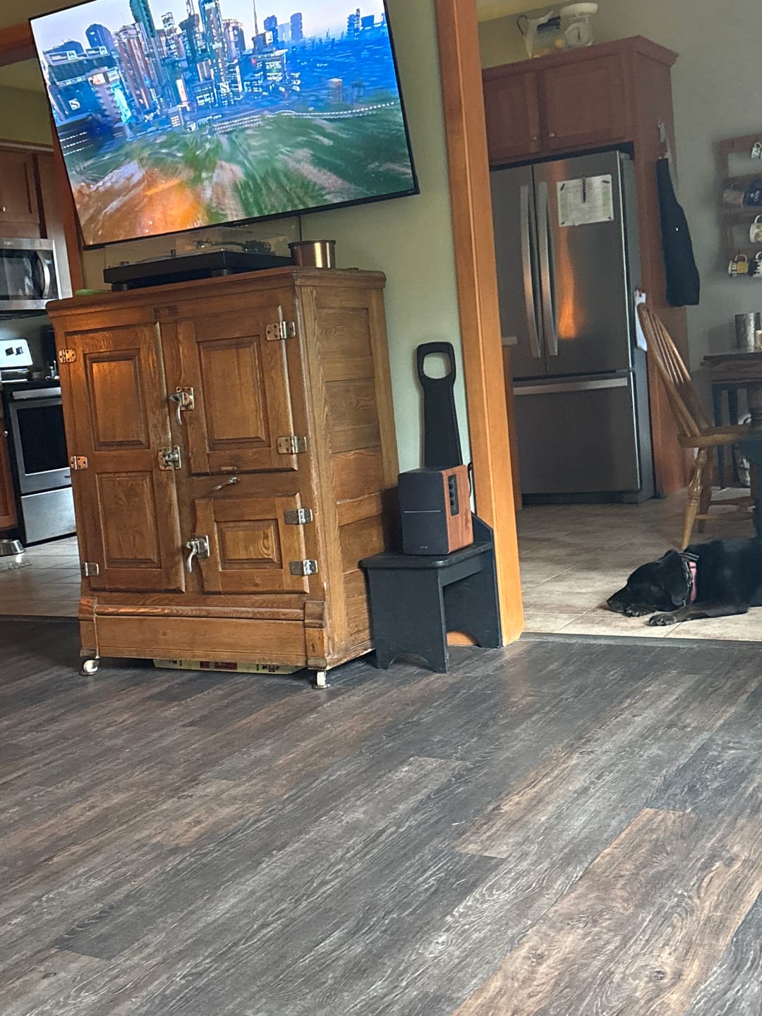 Customer photo review of R1280Ts Powered Bookshelf Speakers (Certified Refurbished)
