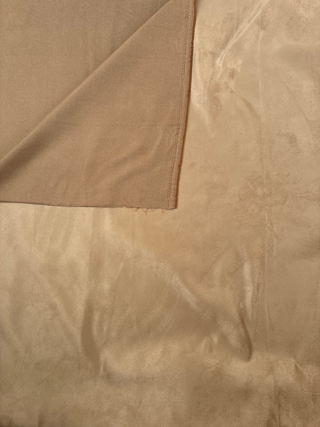 Customer photo review of Soft Touch Faux Suede Fabric