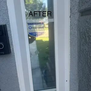 Customer photo review of Protezione Privacy Pellicola Vetri Effetto Specchio One-Way