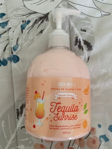 Customer photo review of Crema de Manos y Pies - Tequila Sunrise 500 ml