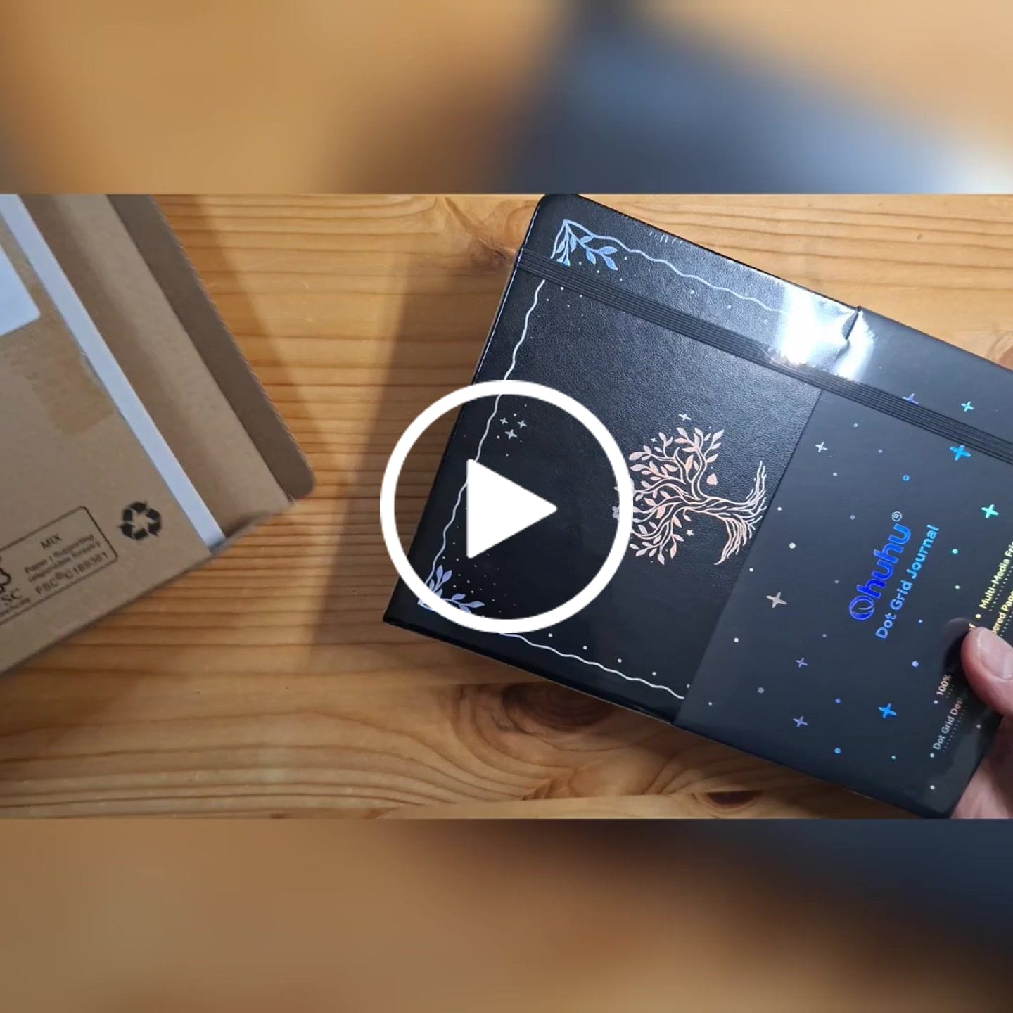 Customer video review of Ohuhu Bleedproof Bullet Dotted Journal Notebook