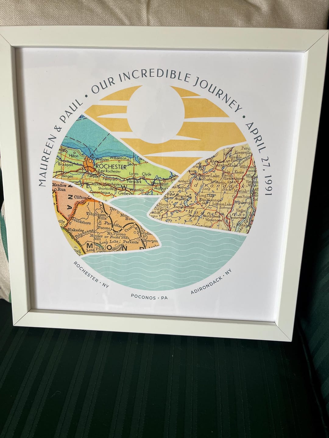 Customer photo review of Milestones Map [Digital Only]