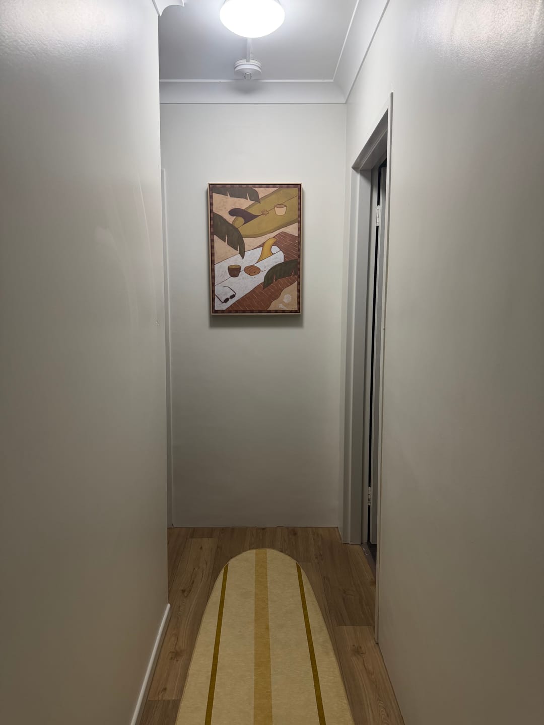 Customer photo review of Coffee Break by Erin Champ | Framed Canvas Art Print