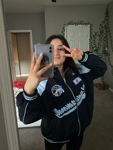 Customer photo review of Cinnamoroll Biker Fit Jacket