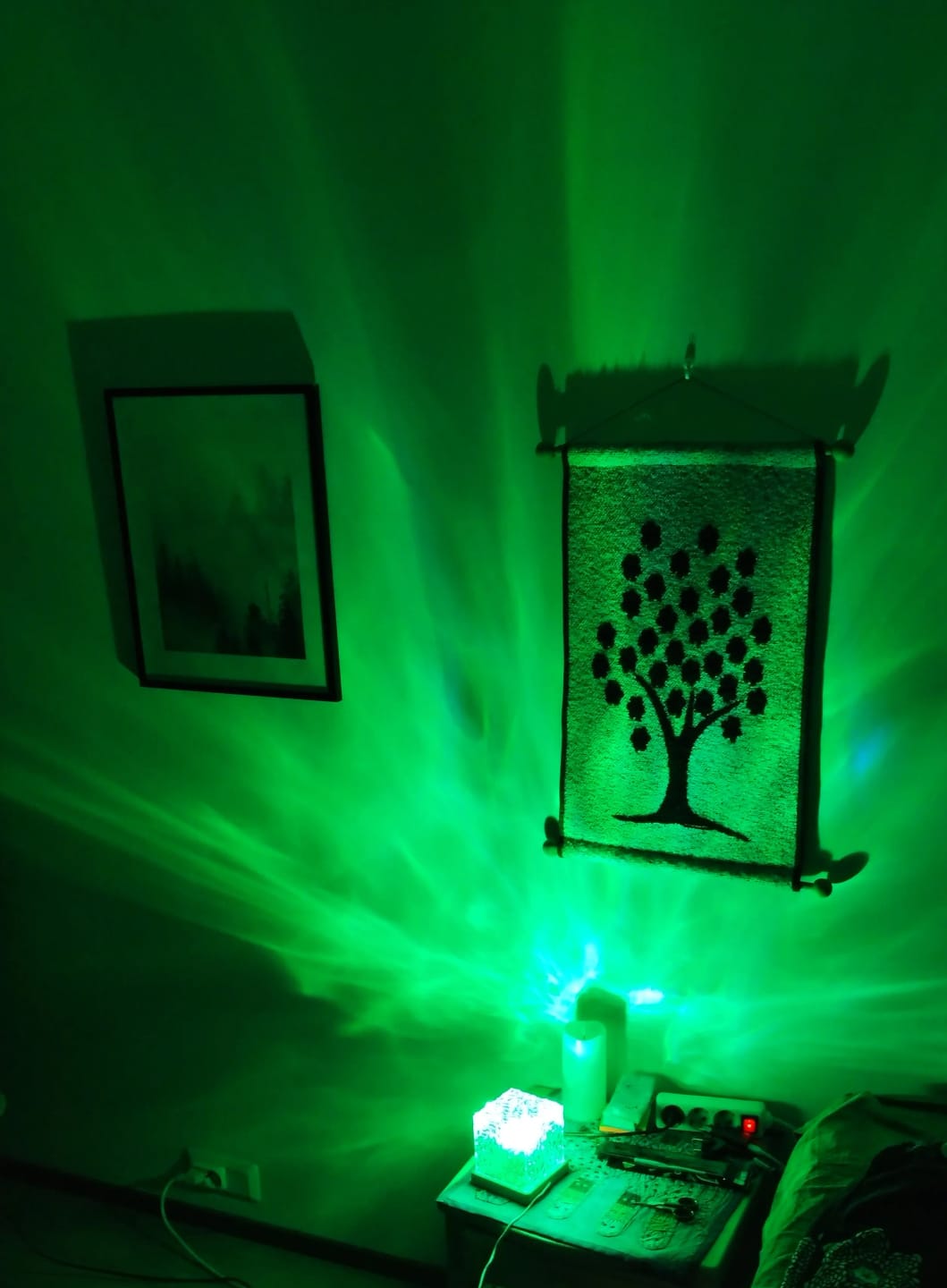 Customer photo review of Cubo de Ondas Luces de Colores