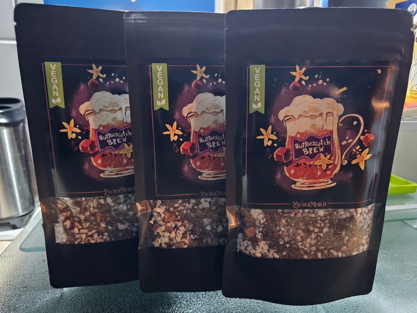 Customer photo review of Butterscotch Brew – Rooibos Tee Butterscotch Karamell