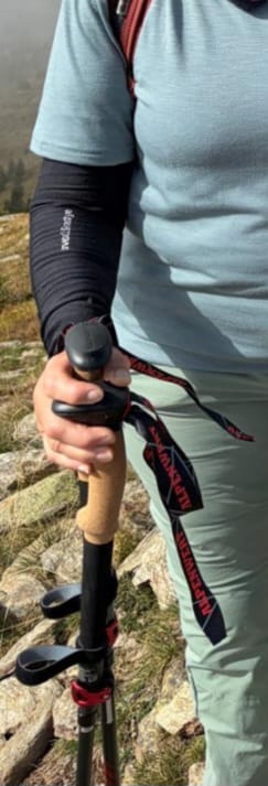 Customer photo review of Wanderstöcke Rugova Pro 3 faltbar & höhenverstellbar – Leicht & stabil