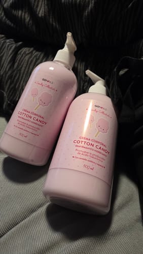 Customer photo review of Crema de Cuerpo Reafirmante e Hidratante - Cotton Candy