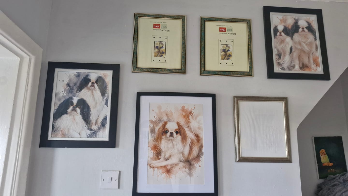 Customer photo review of Watercolour Realistic Portrait - Personalised Poster