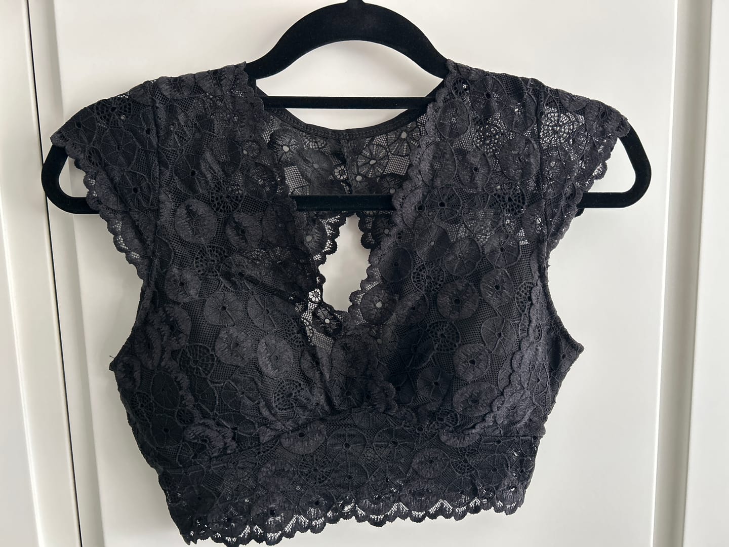 Customer photo review of Top mit Spitze LACE ELEGANCE schwarz