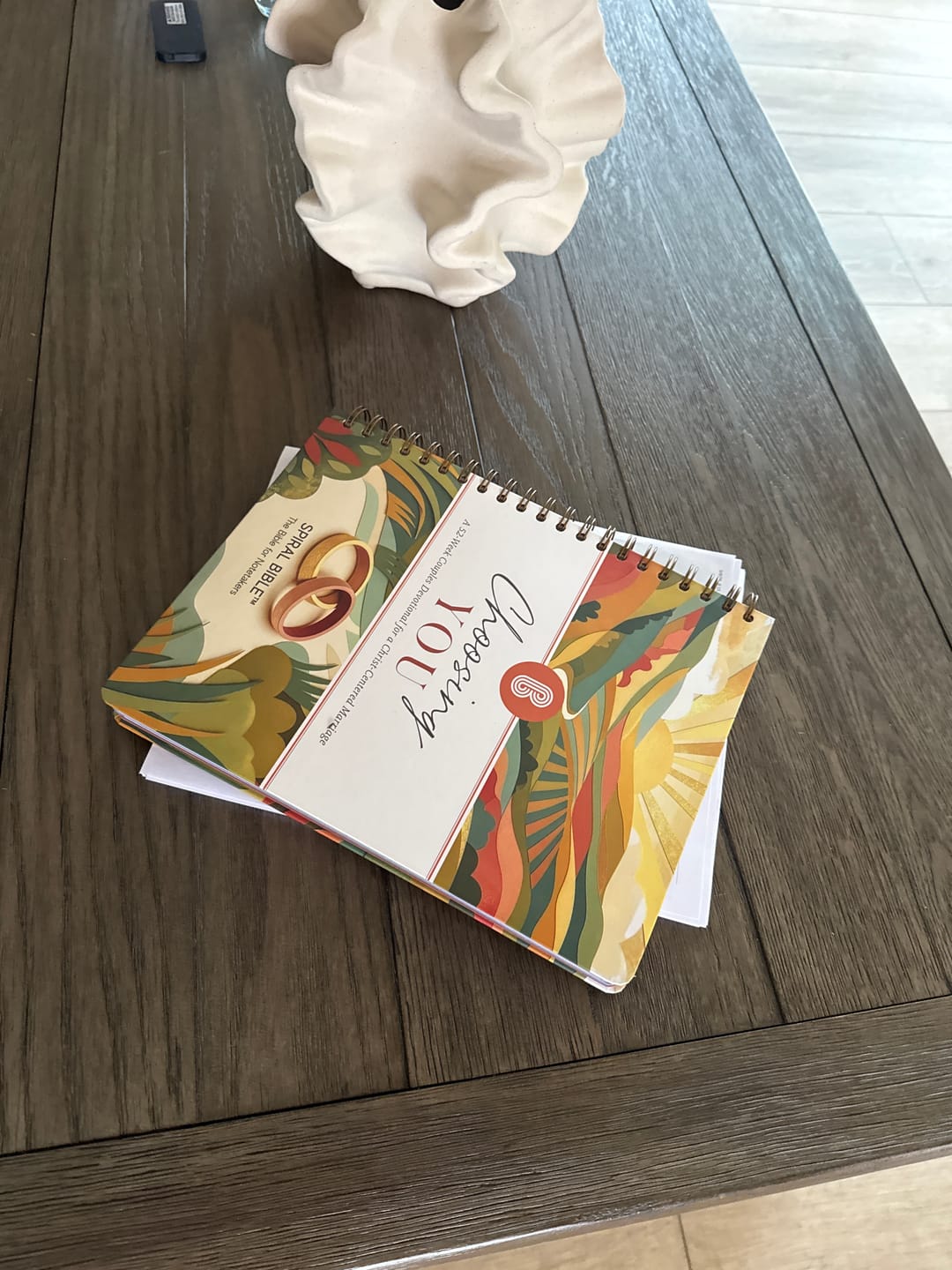 Customer photo review of Choosing You: A 52-Week Couples Devotional for a Christ-Centered Marriage