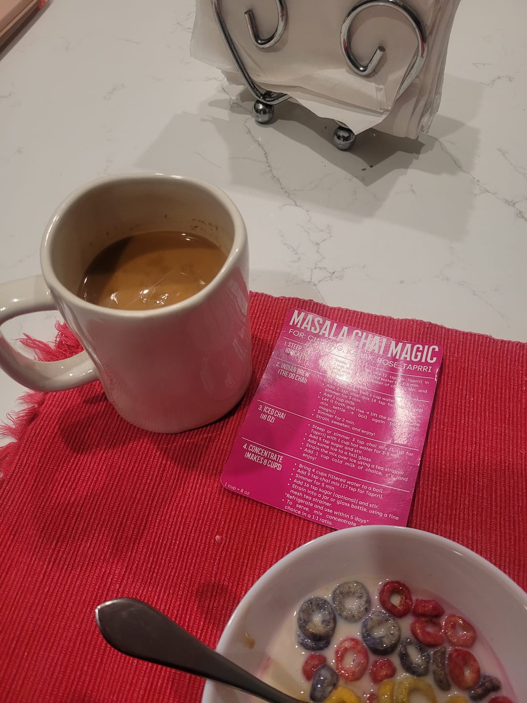 Customer photo review of Cutting Masala Chai