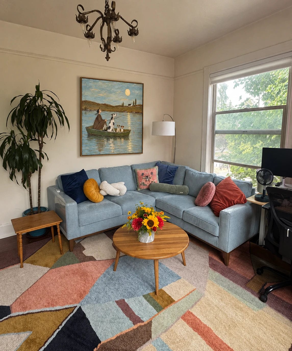 Customer photo review of Modern Folk Art｜Moonlit River Companions