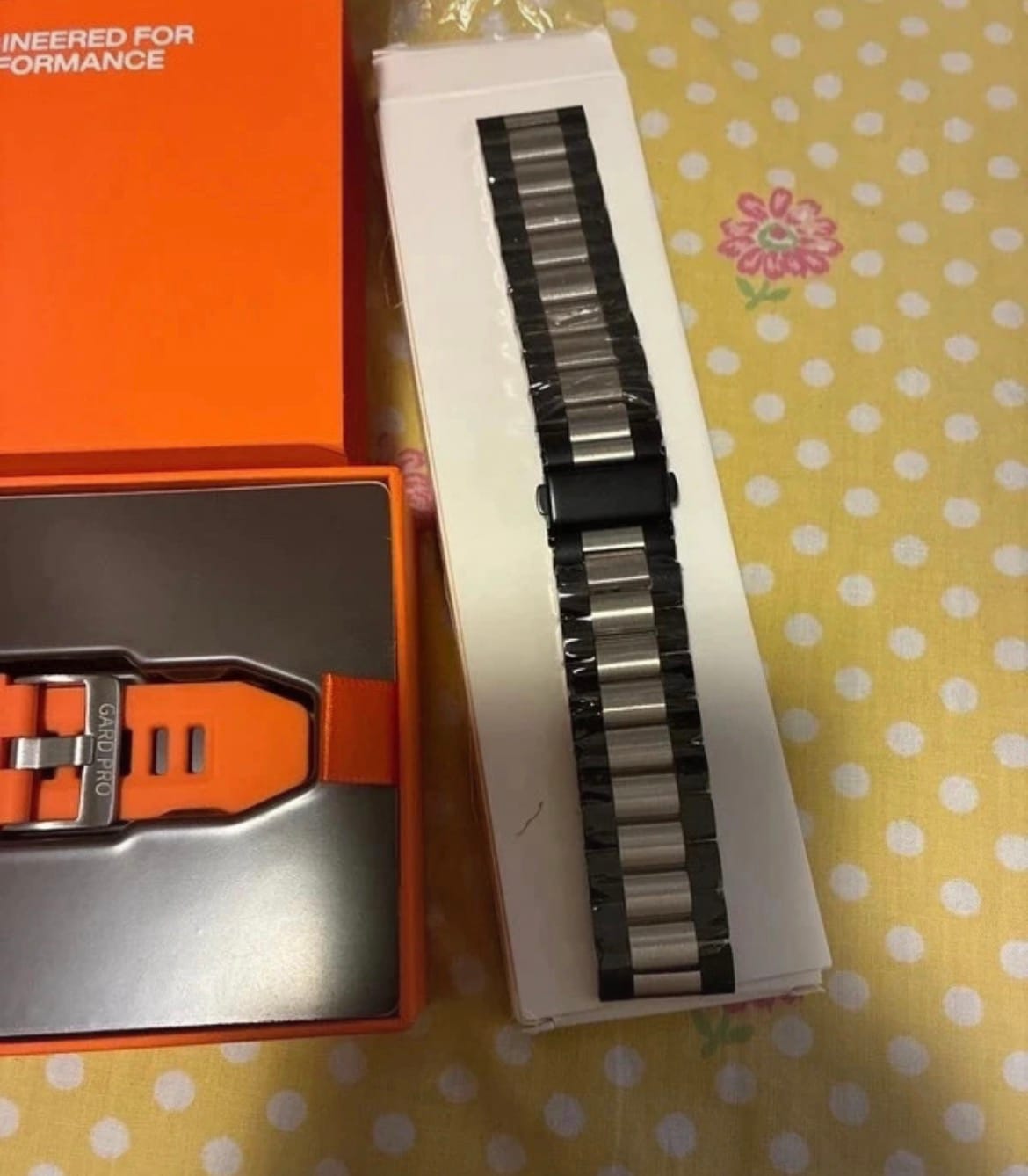 Customer photo review of Bracciale a acciaio nero/argento