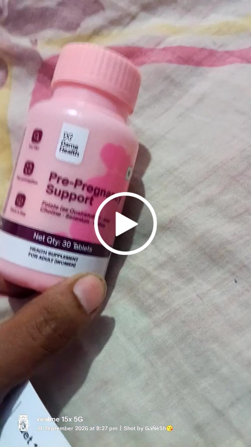 Customer video review of Pre-Pregnancy Support | Women's Preconception Multivitamin