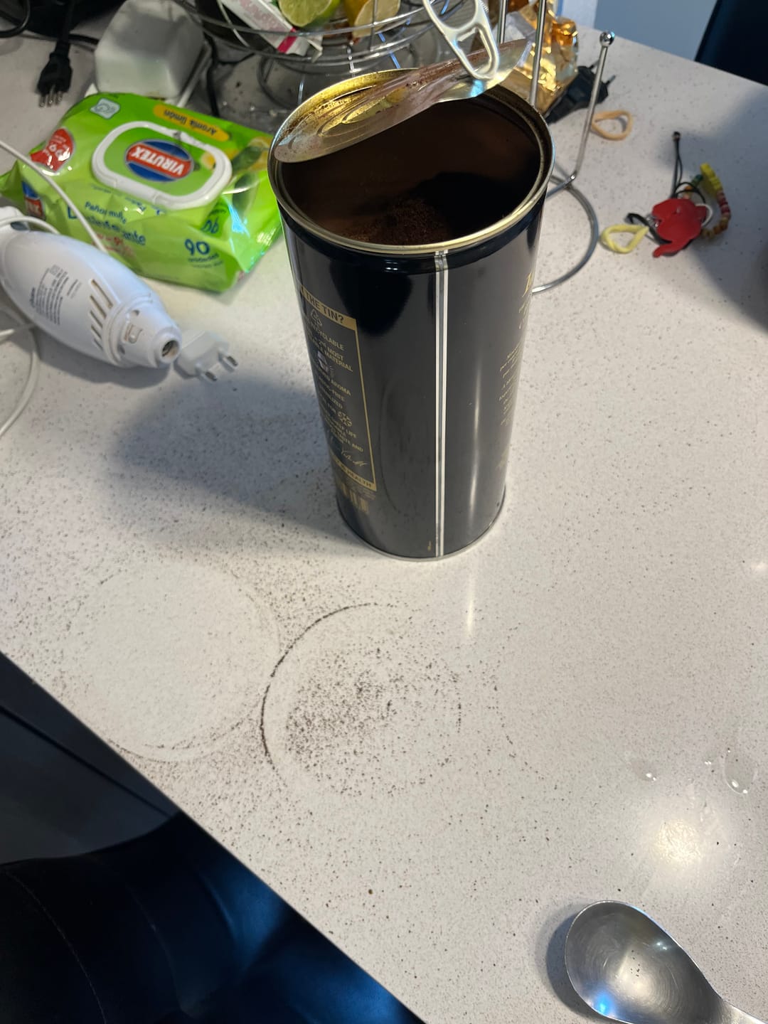 Customer photo review of Lucaffe Breakfast Coffee filter 500 grs Grano Molido