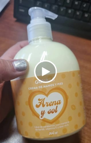 Customer photo review of Crema de Manos y Pies - Arena y Sol 500 ml