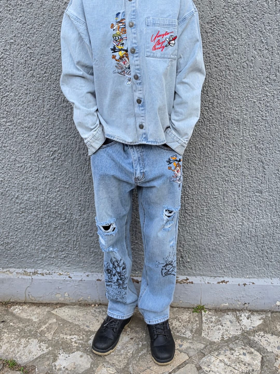 Customer photo review of 6035 - Looney Tunes Denim Jeans