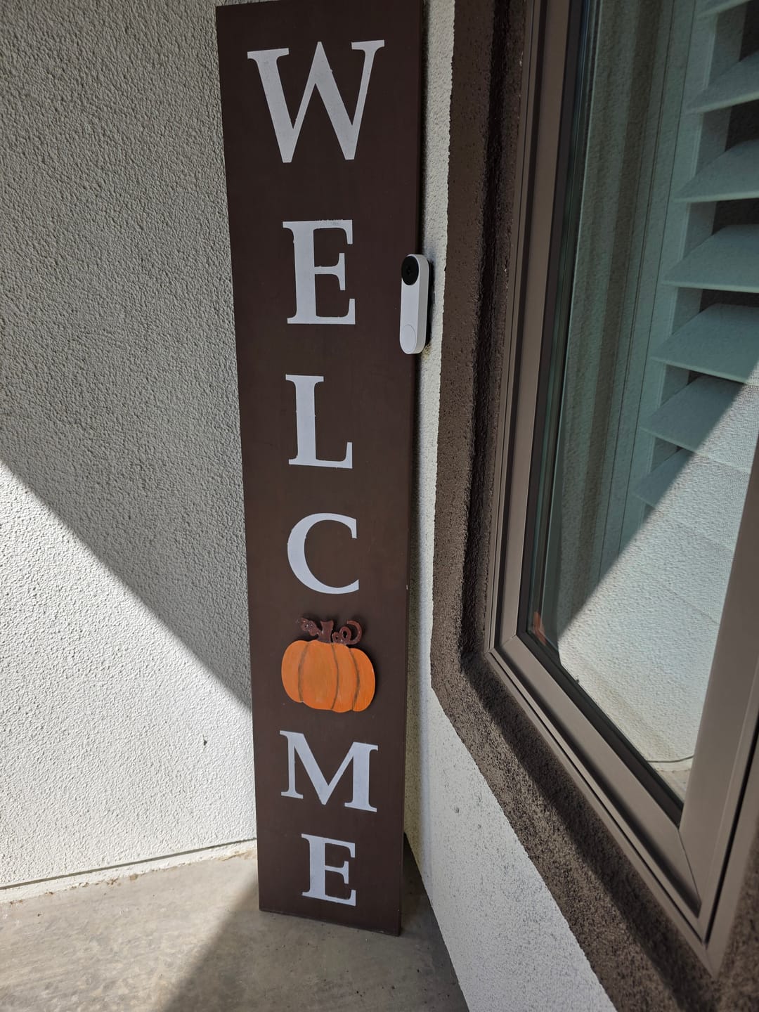 Customer photo review of Unfinished Wood Pumpkin with Vines Shape | DIY Craft Cutout | up to 46" DIY