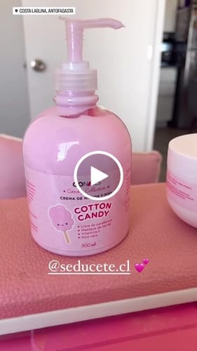 Customer photo review of Exfoliante de Manos y Pies - Cotton Candy 250 ml
