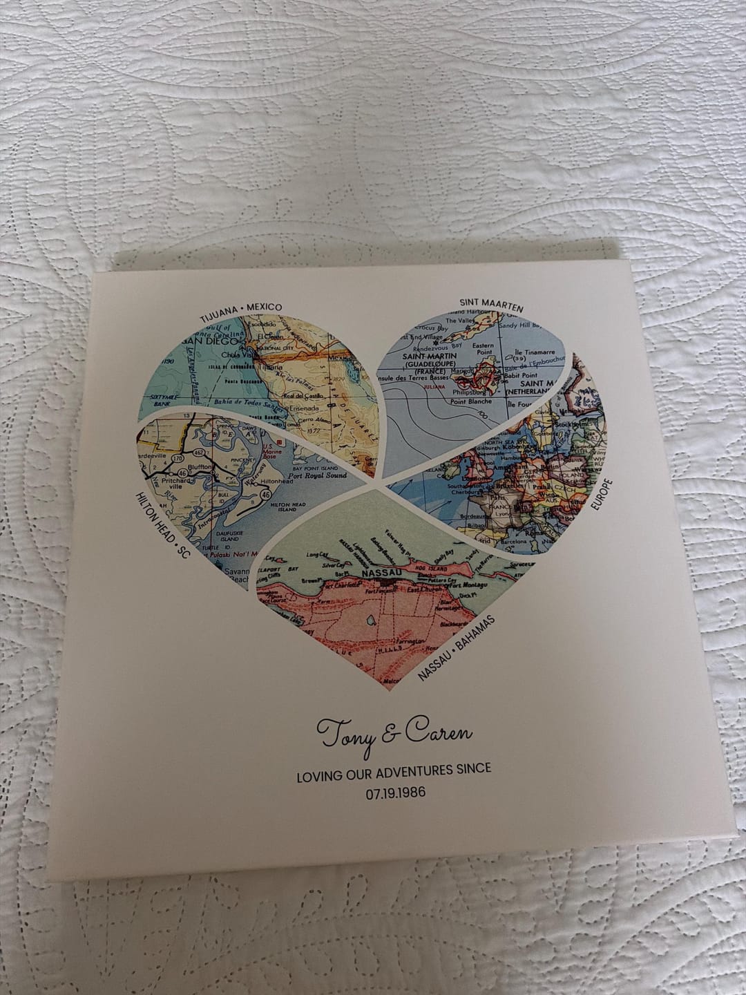 Customer photo review of Milestones Map [Digital Only]