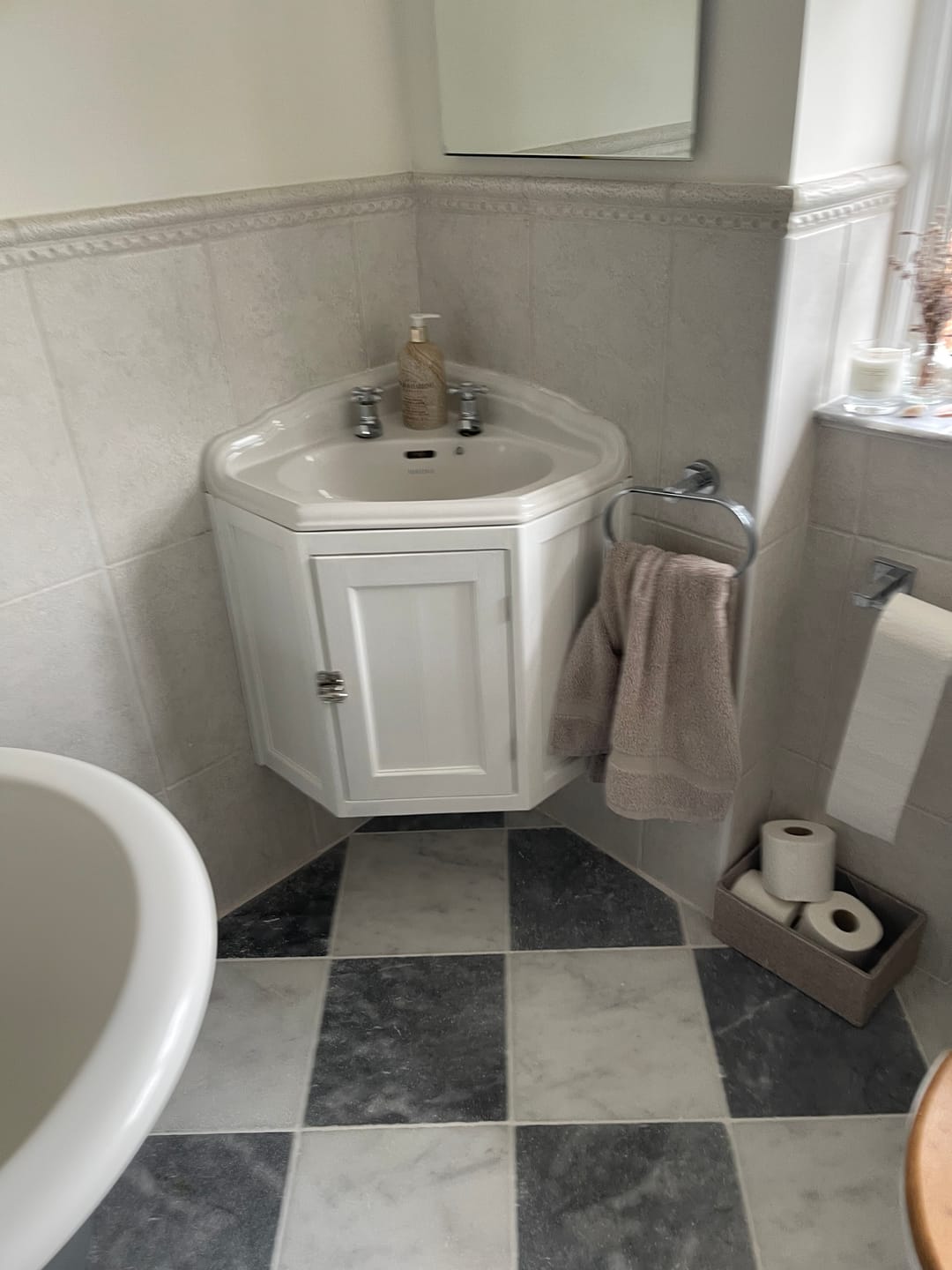 Customer photo review of Shropshire Brass Cupboard Latch | Various Finishes
