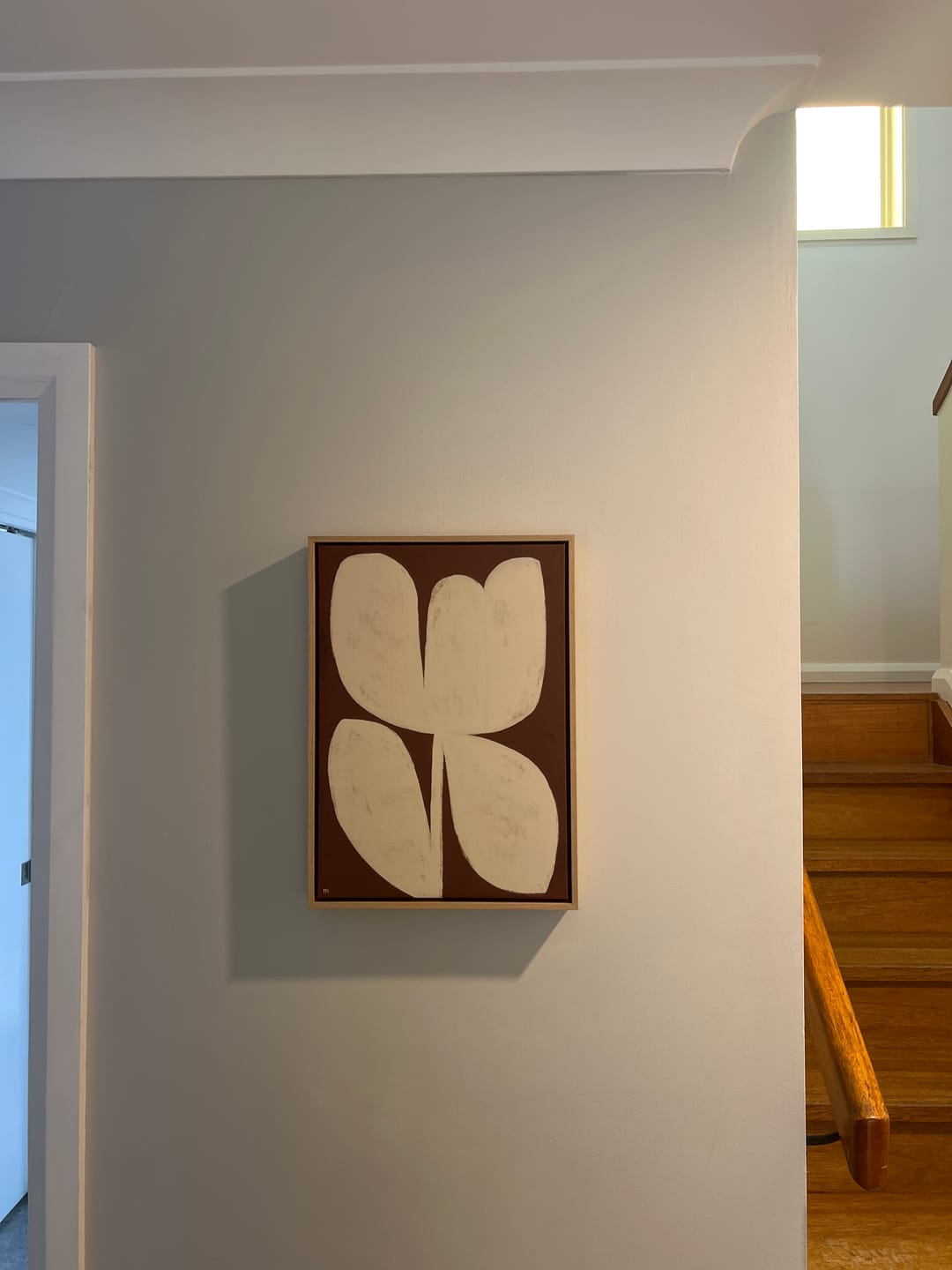 Customer photo review of Flower I by Marco Marella | Framed Canvas Wall Art