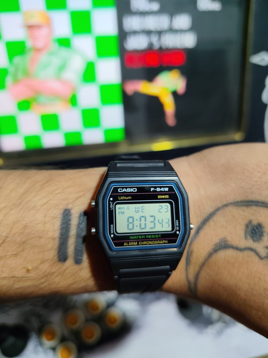 Customer photo review of Reloj Casio Vintage F-84W-1 Mercado Japonés JDM