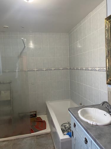 Customer photo review of Baguette de jonction aluminium pour pvc/spc/feuille de pierre