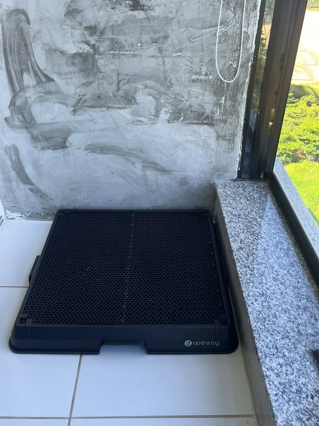 Customer photo review of Weasy Cão | Banheiro inteligente para cachorro
