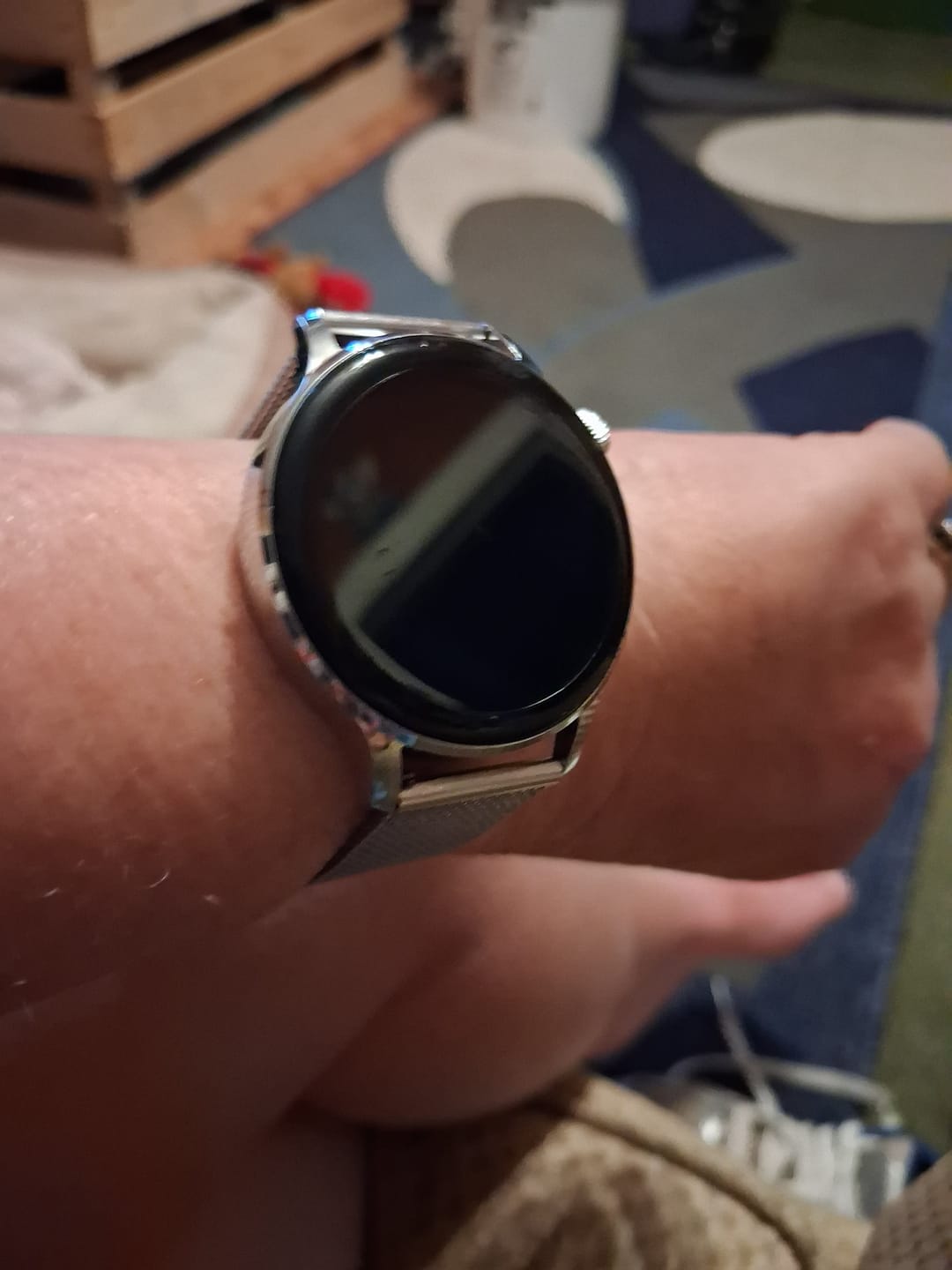 Customer photo review of BEARSCOME Blood Pressure Blood oxygen Blood Sugar Monitoring Bluetooth Talk Play Music Health Waterproof Smartwatch