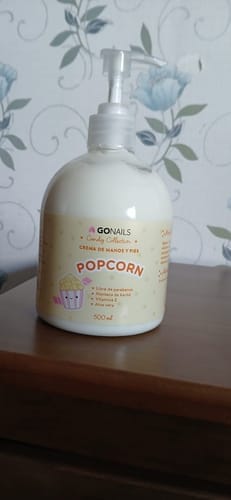 Customer photo review of Crema de Manos y Pies - Pop Corn 500 ml