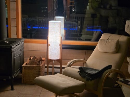 Customer photo review of Rocketlamp | Floor Lamp | Black Walnut