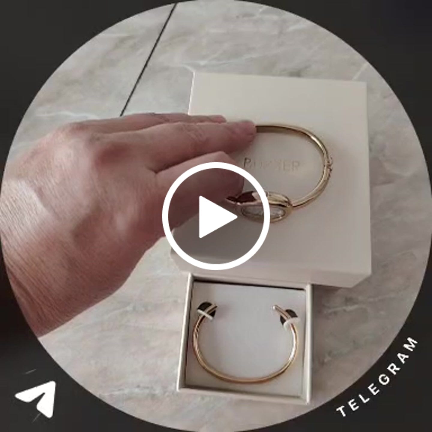 Customer video review of Diana Gold White