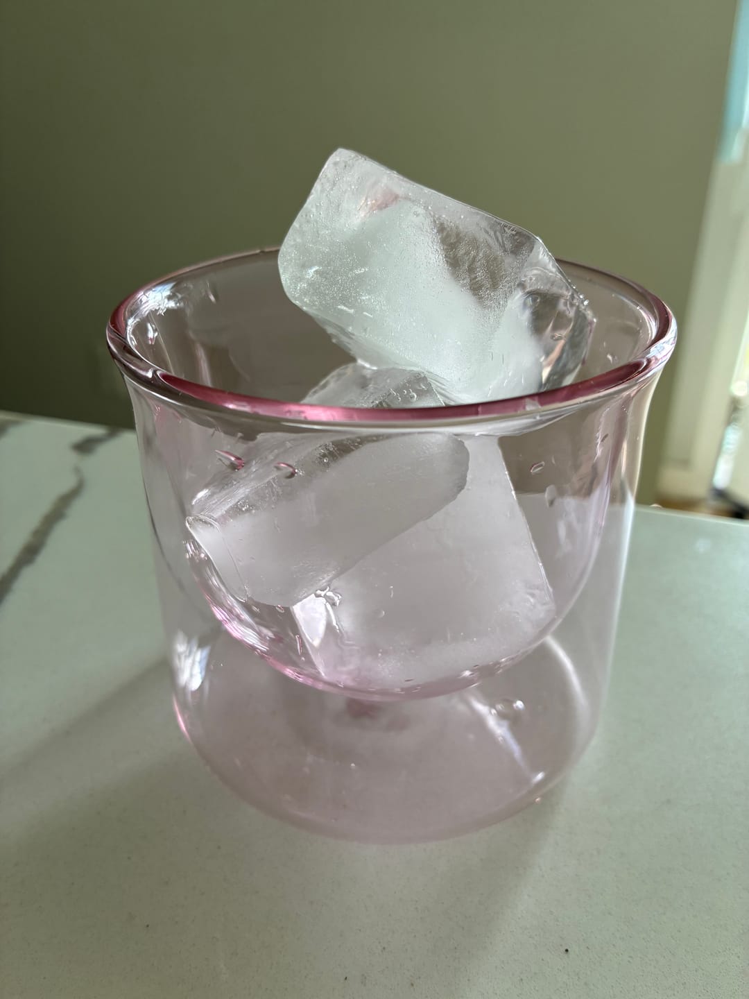 Customer photo review of FLUR Latte XL Glasses