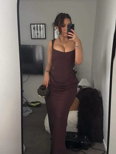 Customer photo review of Cornelia Maxi Dress
