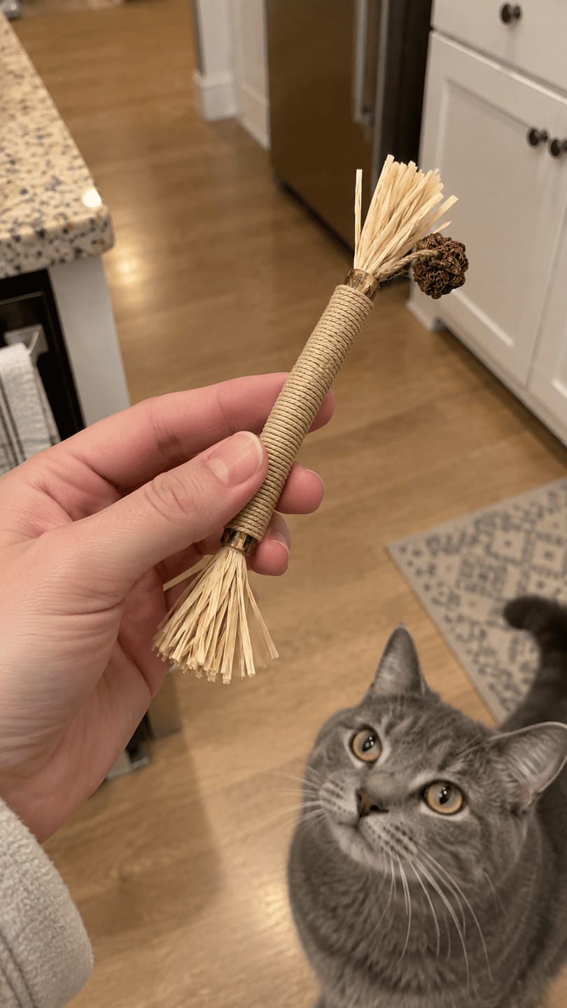 Customer photo review of Mordedor para Higiene Dental de Gatos