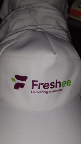 Customer photo review of Customized Caps | Customized With Your Company Logo