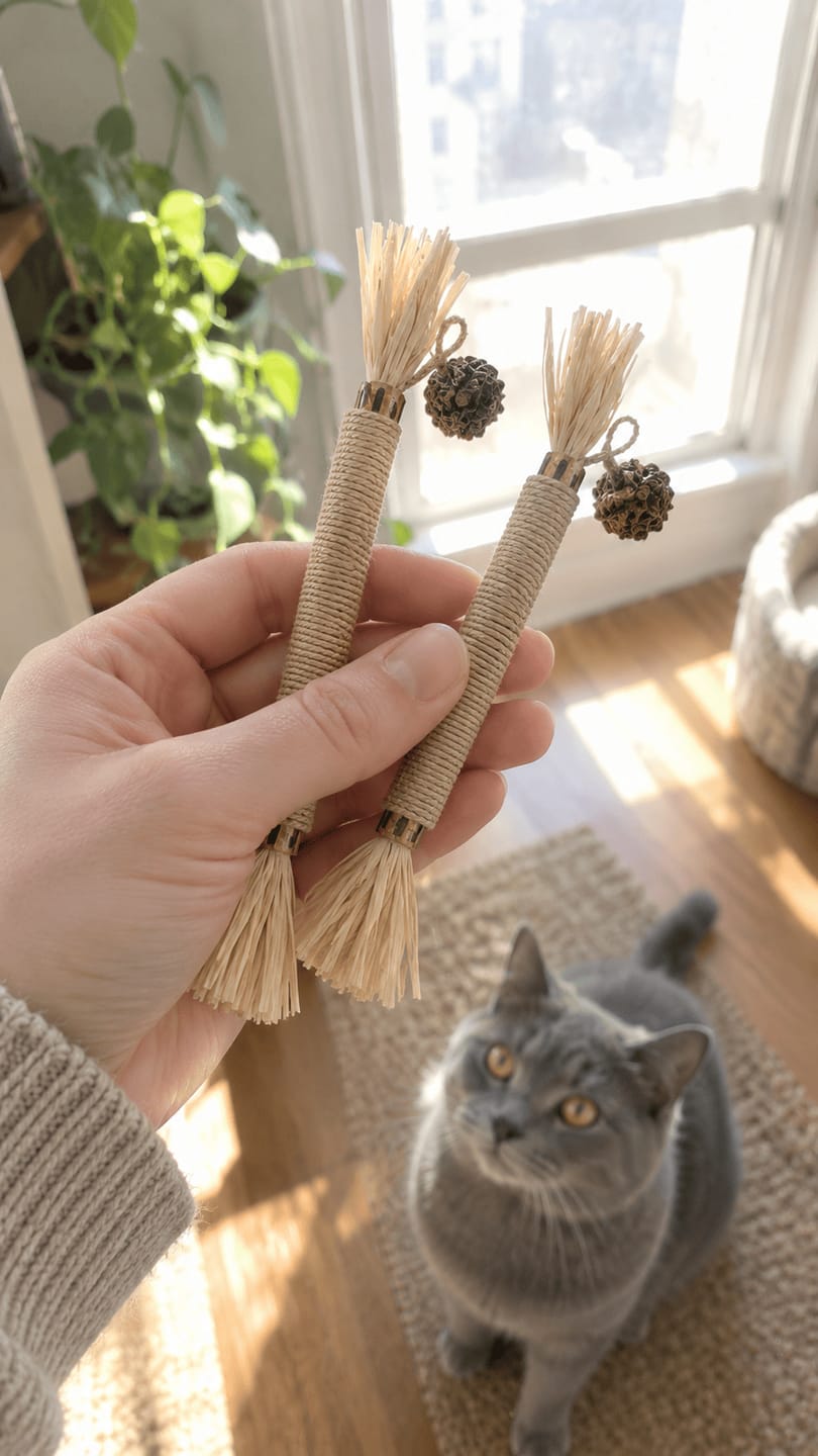 Customer photo review of Mordedor para Higiene Dental de Gatos