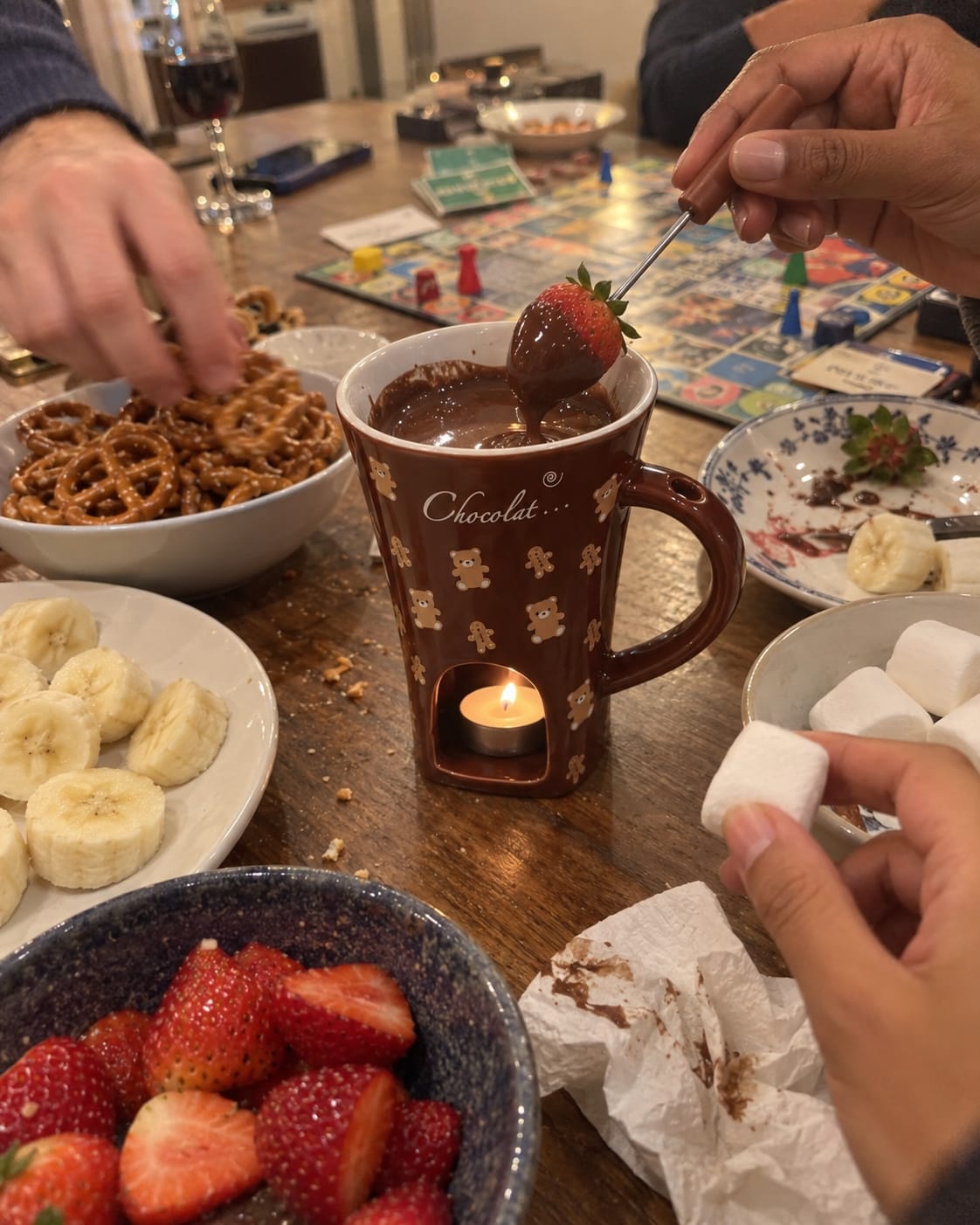 Customer photo review of Mini Fondue Mug